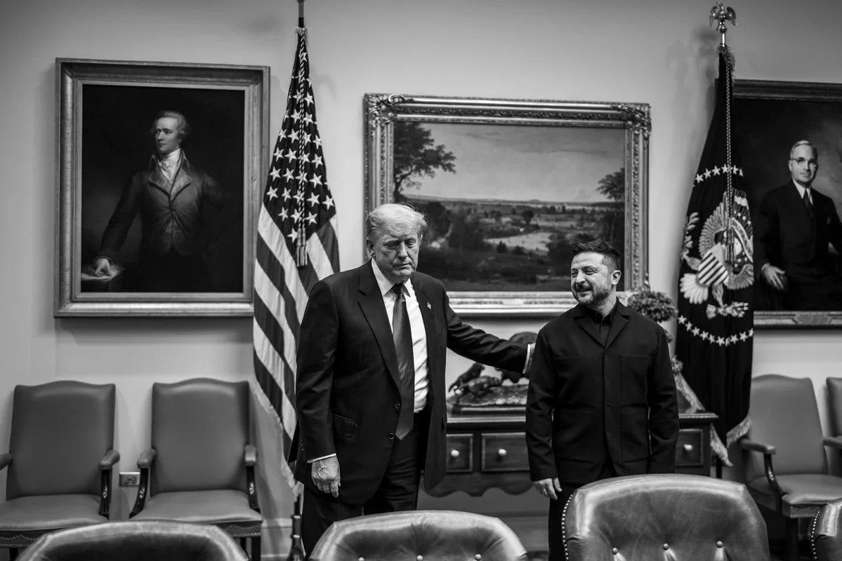 Володимир Зеленський і Дональд Трамп під час зустрічі у Вашингтоні